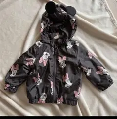 H&M ベビー女の子80 ディズニーミニー　ナイロンアウター