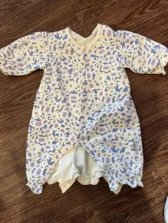 【美品】BREEZE 花柄ロンパース　70