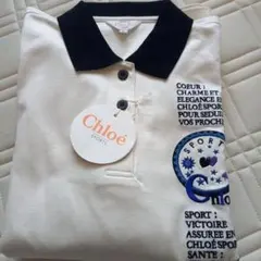 Chloé クロエ レザージャケット ショート丈 Vネック 襟付き ゴルフウェア Chloé クロエ レザージャケット ショート丈 Vネック 襟付き