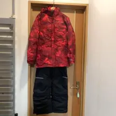 Columbia キッズスキーウェア オムニテック インターチェンジ 赤カモフラ