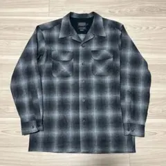 【極上配色】PENDLETON オンブレチェック ボードシャツ シャドー M