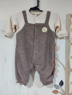 ボア　冬　ロンパース