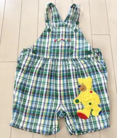 レトロ　MIKIHOUSE パンツ　オーバーオール　ロンパース　ミキハウス