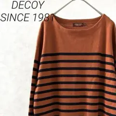 DECOY SINCE 1981 ニット セーター ボーダー スリット 大きめ