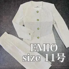 【レトロ90s】【日本製】 EMIO90年代レトロスーツバブリースーツ上下セット