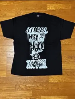 未使用品】STUSSY x KOSTAS ワールドツアーtee 黒 L - メルカリ