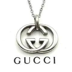 美品✨️GUCCI グッチ インターロッキング gg ネックレス 社外チェーンのサムネイル