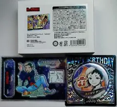 あさぎりゲン アクリルブロック バースデイ缶バッジ 名場面ジオラマフィギュア