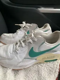 【最安値✨️】Nike Air Max ホワイト/グリーン スニーカー 3/5発送