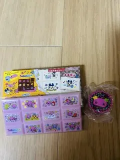 ふらわっち　たまごっち チョコブロックシール、手作りおやつチャーム