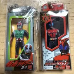 仮面ライダー 食玩 ソフビパッケージチャームセット 2号　カブト