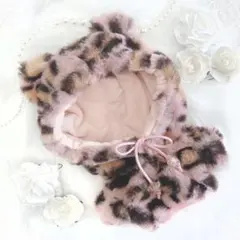 ぬい服　ピンク　レオパード　ヒョウ柄