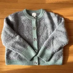 H&M ミントグリーン ボタン付きカーディガン サイズS