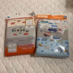 新品　肌着　80cm 長袖　車　3枚✖️2点セット