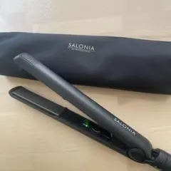 SALONIA ストレートヘアアイロン ブラック　新品未使用　24mm