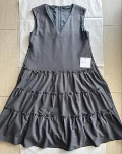 2025年最新】フォクシー (FOXEY)グレーノースリーブワンピース