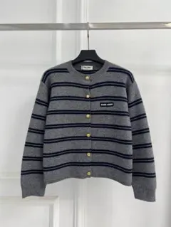 Miu Miu ストライプカーディガン