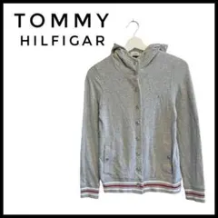 美品　トミーヒルフィガー　TOMMY HILFIGER パーカー　薄手　グレー