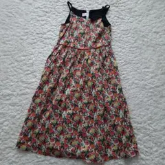 ファミリア　キッズ　ワンピース ノースリーブ 花柄　130