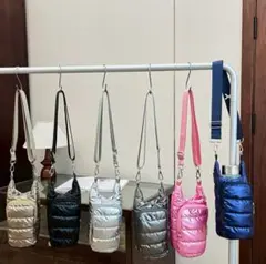 ボトルホルダー ブラック スマホ収納 ポーチ 水筒 肩掛け