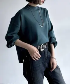 ニット セーター ハイネック　ボリュームニット レディース　PAGEBOY