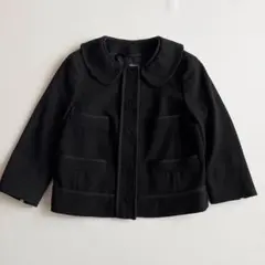 Max Mara✨MAX&Co. ツイードジャケット 丸襟 ブラックのサムネイル
