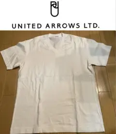 UNITED ARROWS Vネック Tシャツ ホワイトのサムネイル