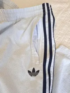 adidas シアサッカーパンツ レディースM