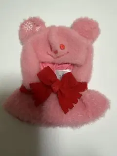 ミッキー SECRET PONCHO 赤 レッド