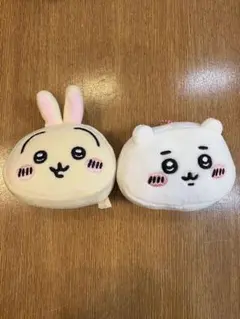 ちいかわ もちもちフェイスマスコット ガチャ うさぎ ちいかわ 2点セット