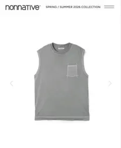 nonnative DWELLER N/S TEE PIGMENT DYE 灰③のサムネイル