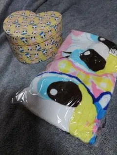ドナルドダック&デイジータオルとハートボックスセット