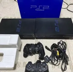 PlayStation 2 本体 2台 コントローラー付き