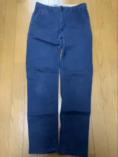 メンズ　チノパン　ネイビー