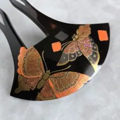 金魚 蒔絵 櫛 笄 アンティーク 漆芸 ケース入り - メルカリ