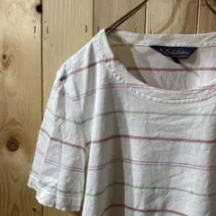 ss1359 BROOKS BROTHERS 半袖 Tシャツ ボーダー M