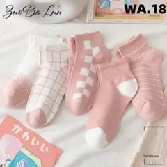 WA18  登山 5足組 ソックス 履くだけ フリーサイズ 吸汗防臭 [8nu]