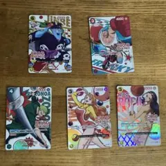 ワンピースカードROUND1コラボ　チョッパー、ジンベエ、フランキー3枚セット ワンピースカードROUND1コラボ チョッパー、ジンベエ、フランキー3枚