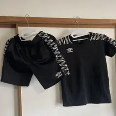 umbro 黒 ジャージ上下セット