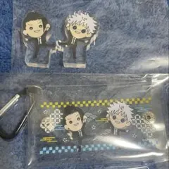 呪術廻戦 たすっこ アクリルブロック クリアマルチケース 五条悟 夏油傑 セット