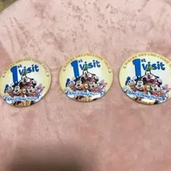 Walt Disney Worldフロリダ入場者限定缶バッジ当時貴重デザイン