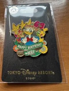 ドナルドダック 2020 誕生日 ピンバッチ