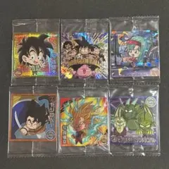 【新品未開封】 ドラゴンボール 超戦士シールウエハース超 レアシール6枚セット
