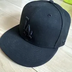 LA 59FIFTY ブラックキャップ 7 1/4