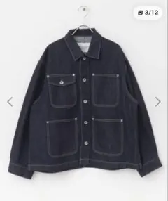 美品】ORCIVAL デニムジャケット Gジャン カバーオール インディゴ 