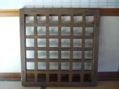 格子の木枠　明治～昭和初期　蔵出し品　壁掛け・インテリア用品
