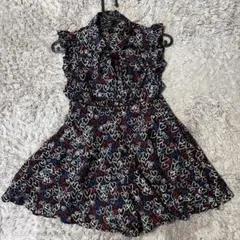 美品！To☆bi ハート柄 ノースリーブワンピース 36