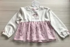 新品 マイメロディ チュール付き裏毛トレーナー 120cm サンリオ チュニック