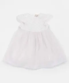 【新品】petitmainお花レースチュールワンピース