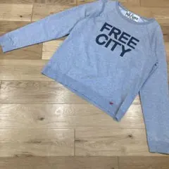 tm様　FREECITY★おしゃれなビッグロゴ スウェットトレーナー★3
